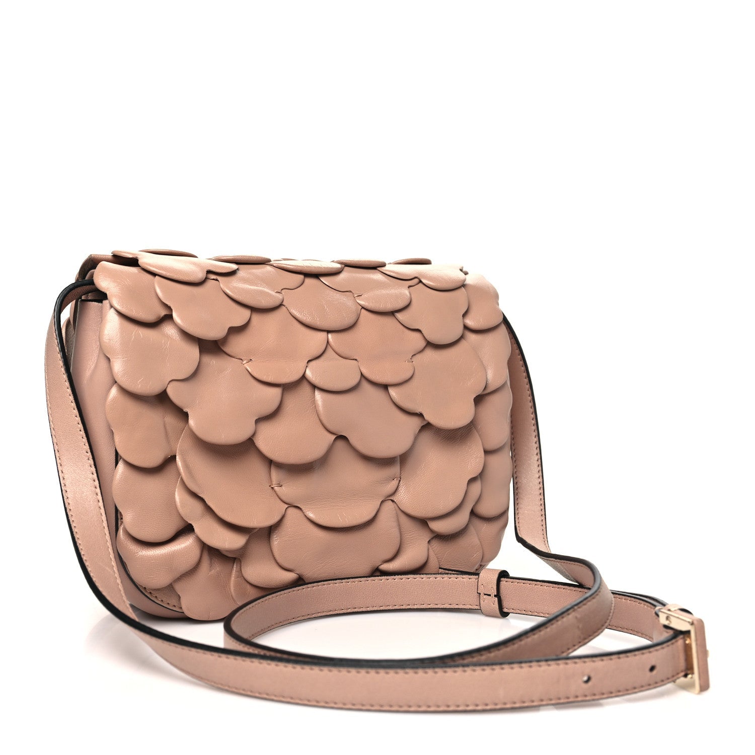 Nappa Atelier 03 Rose Edition Small Flap Crossbody Bag Rose Cannelle