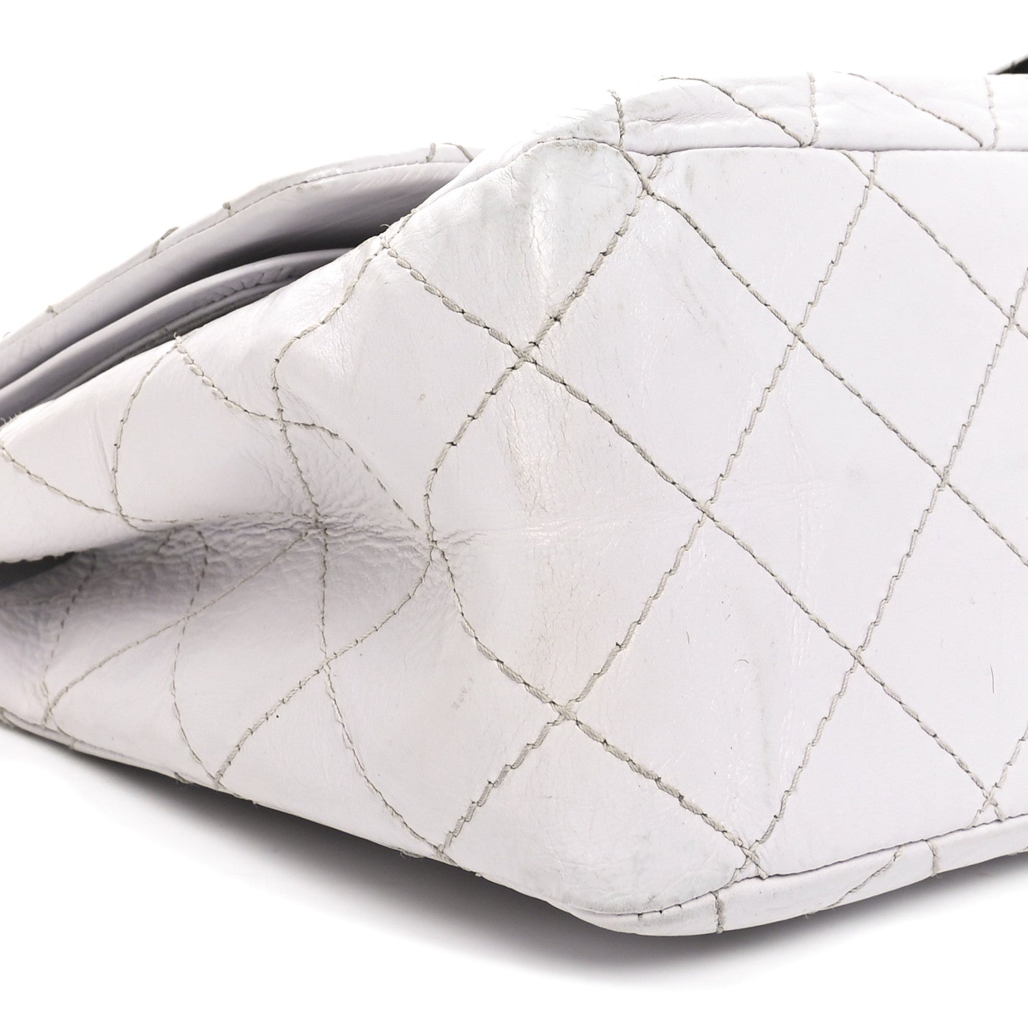 Aged Calfskin 2.55 Reissue 226 Flap White