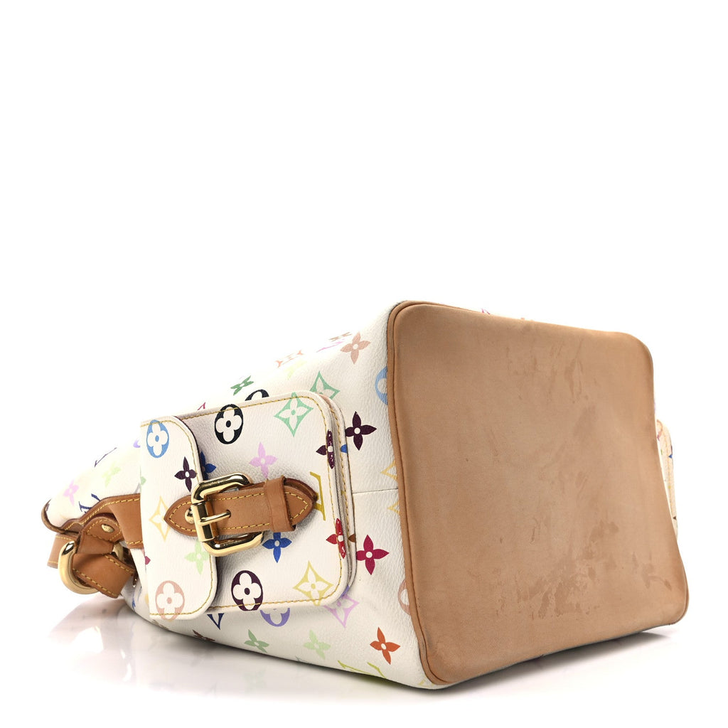 Monogram Multicolor Petit Noe White
