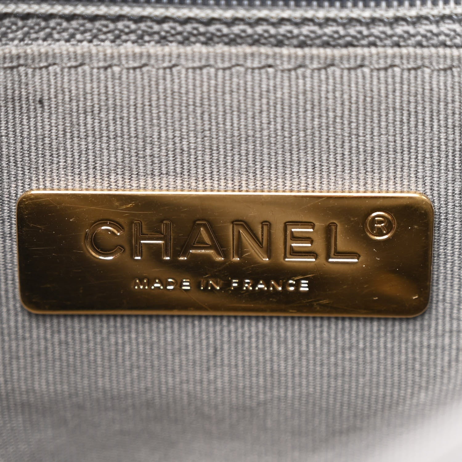 Lambskin Quilted Medium Chanel 19 Flap Dark Grey