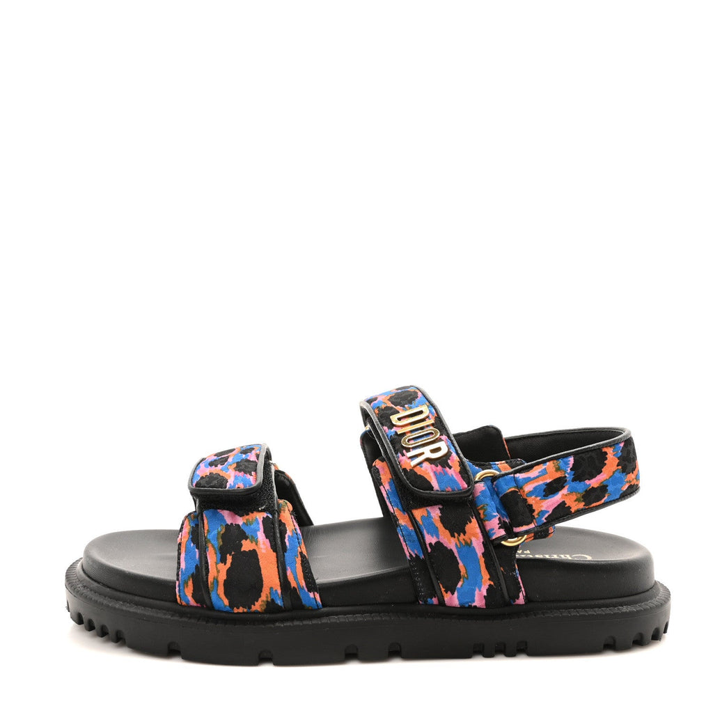 Technical Fabric Mizza Print Dioract Sandals 36 Multicolor