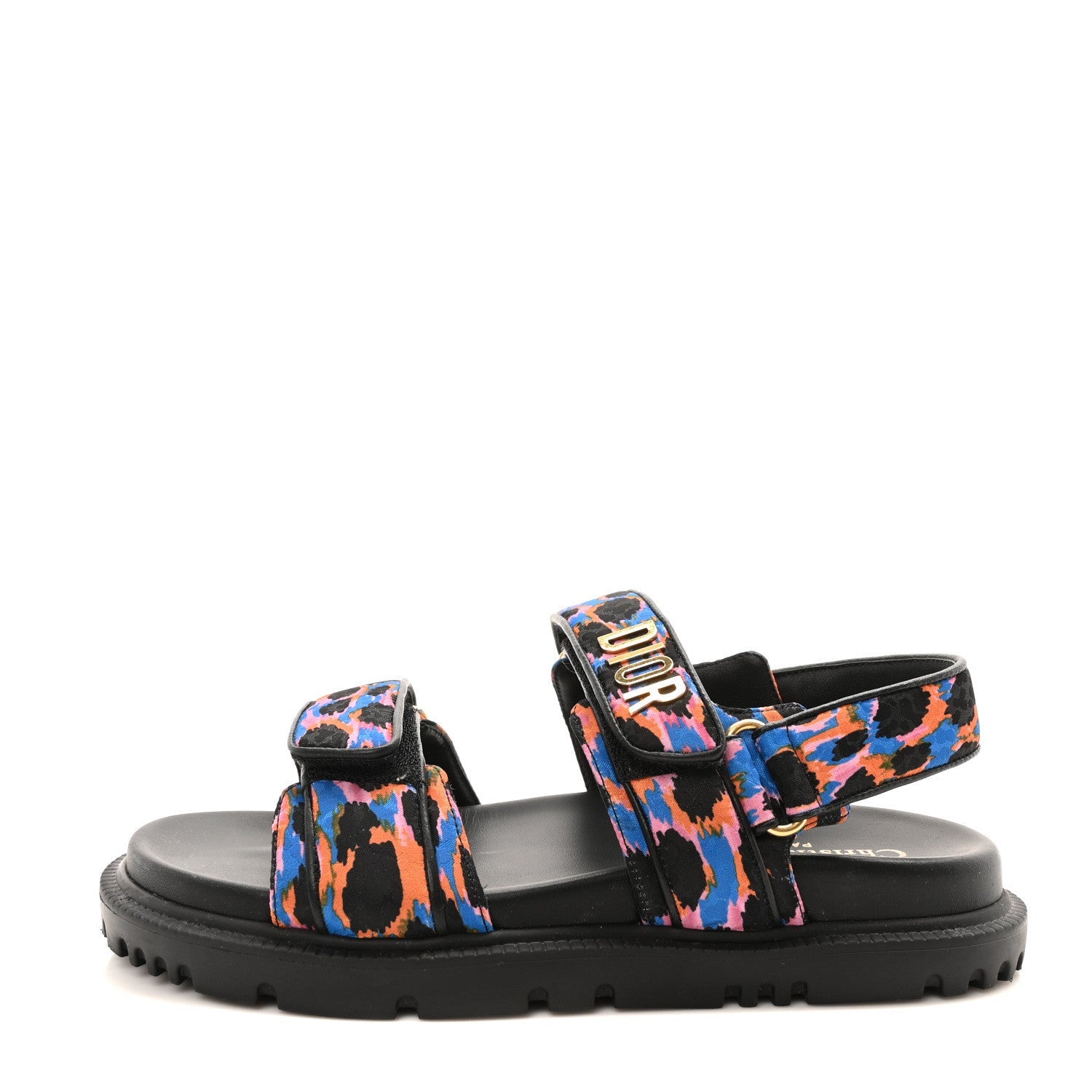 Technical Fabric Mizza Print Dioract Sandals 36 Multicolor