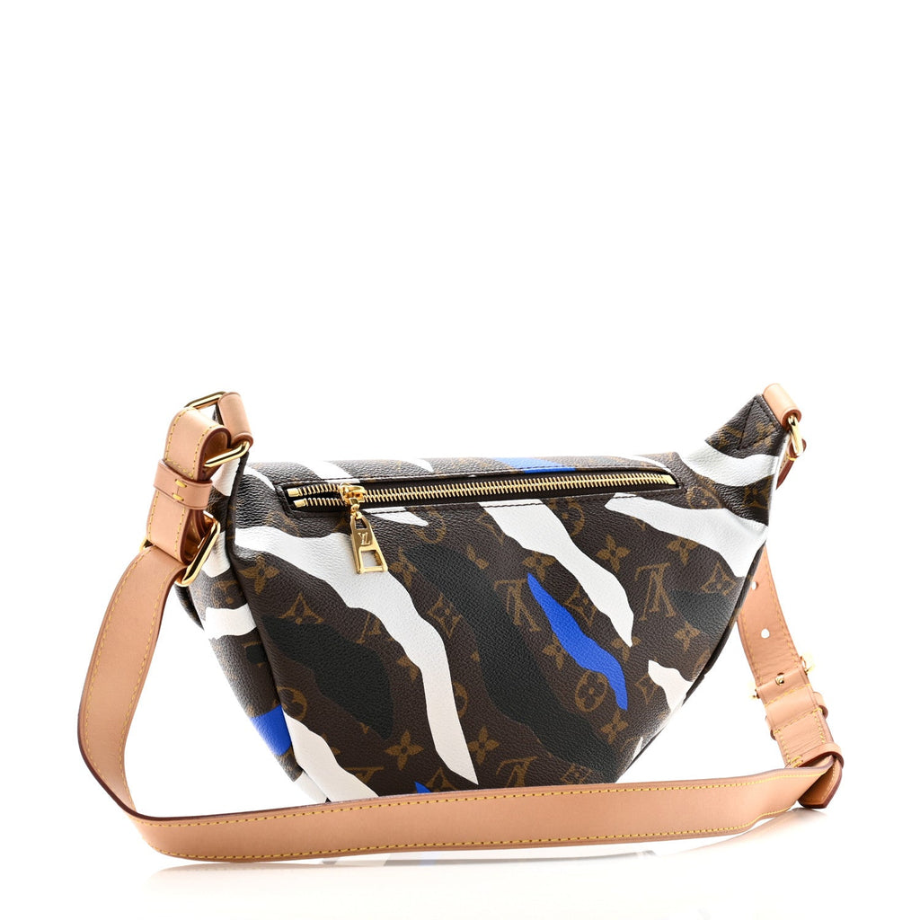 x LOL Monogram Bumbag Blue Silver