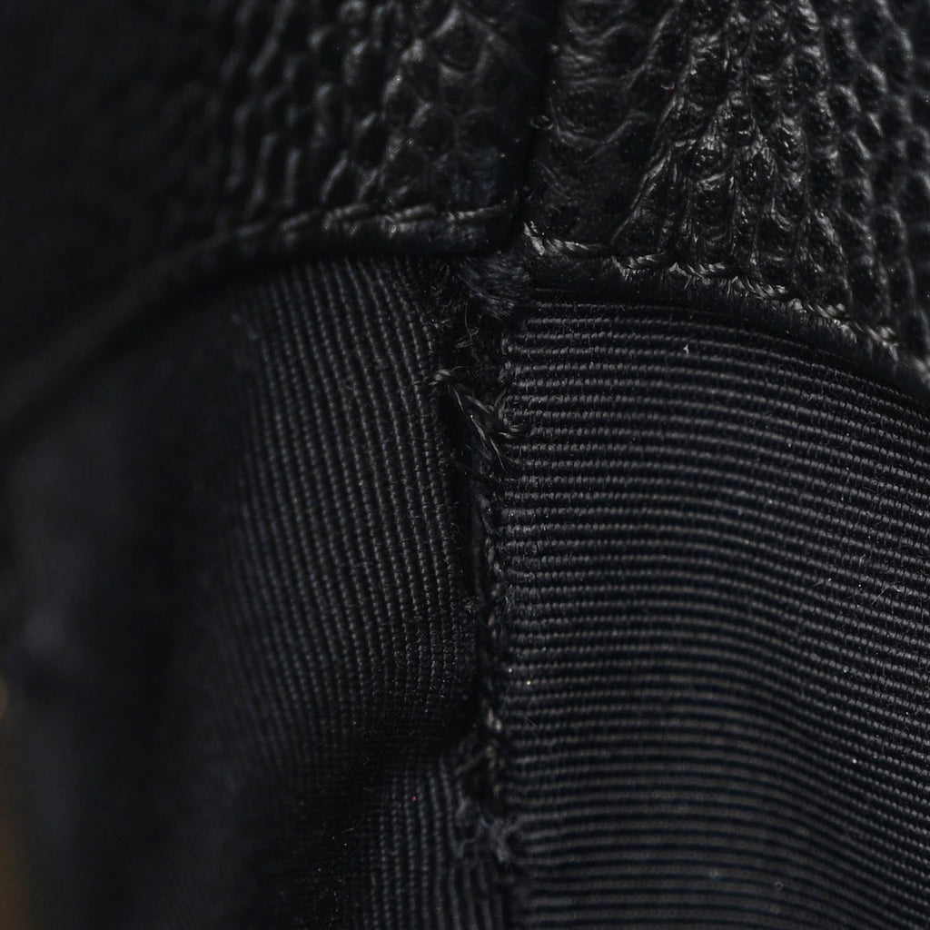 Caviar Quilted Grand Shopping Tote GST Black