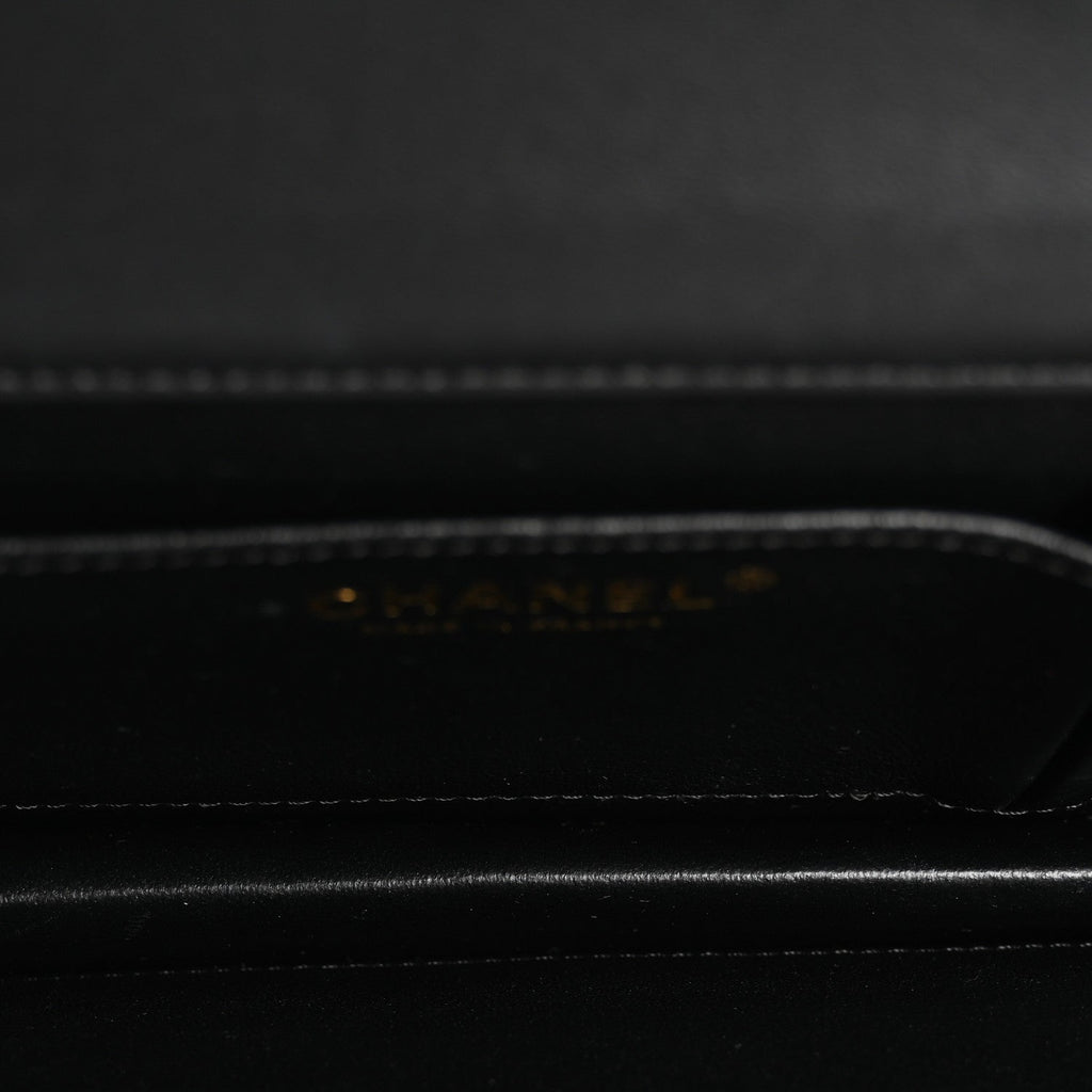 Lambskin Evening In Egypt Clutch Black