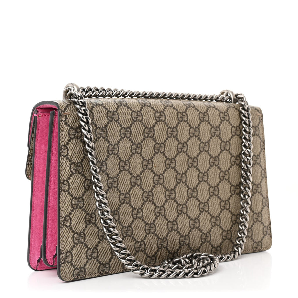 GG Supreme Monogram Small Dionysus Shoulder Bag Pink