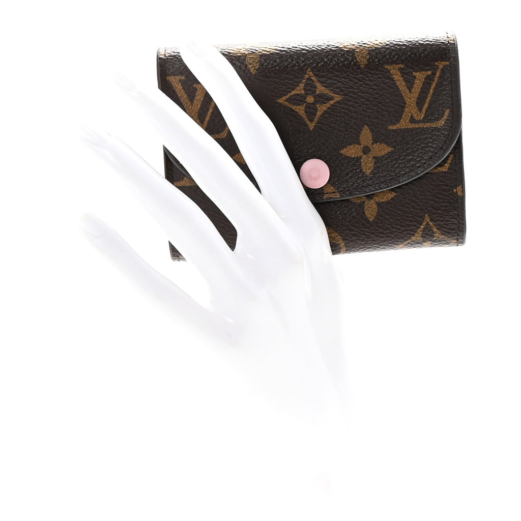 Monogram Rosalie Coin Purse Rose Ballerine