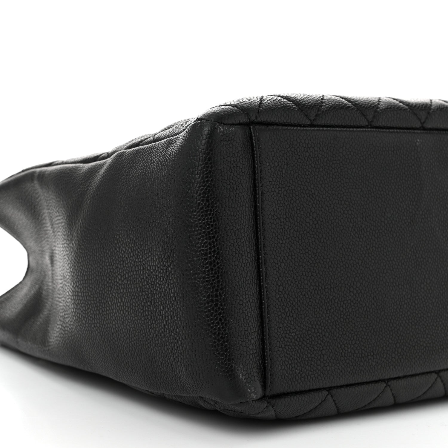 Caviar Quilted Grand Shopping Tote GST Black