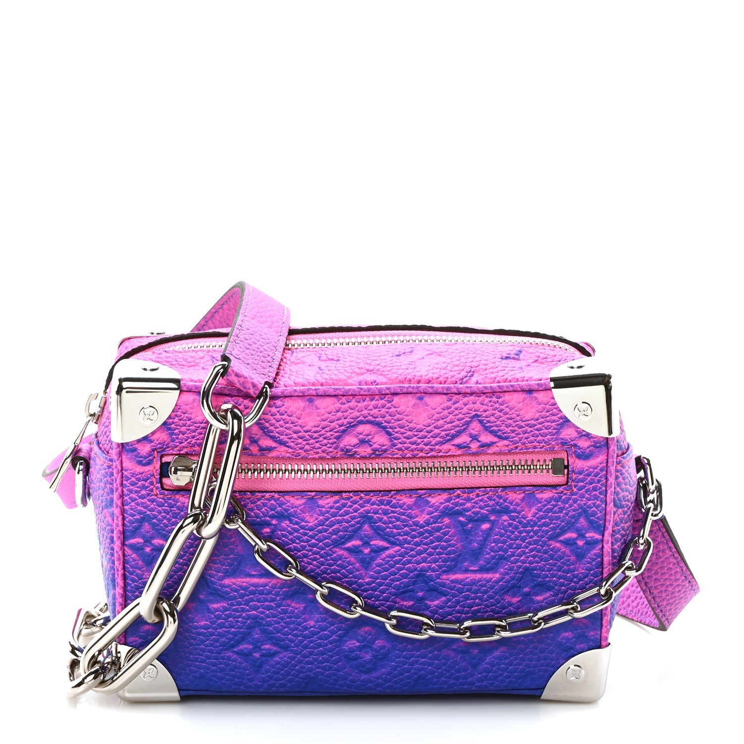 Taurillon Illusion Mini Soft Trunk Bleu Rose