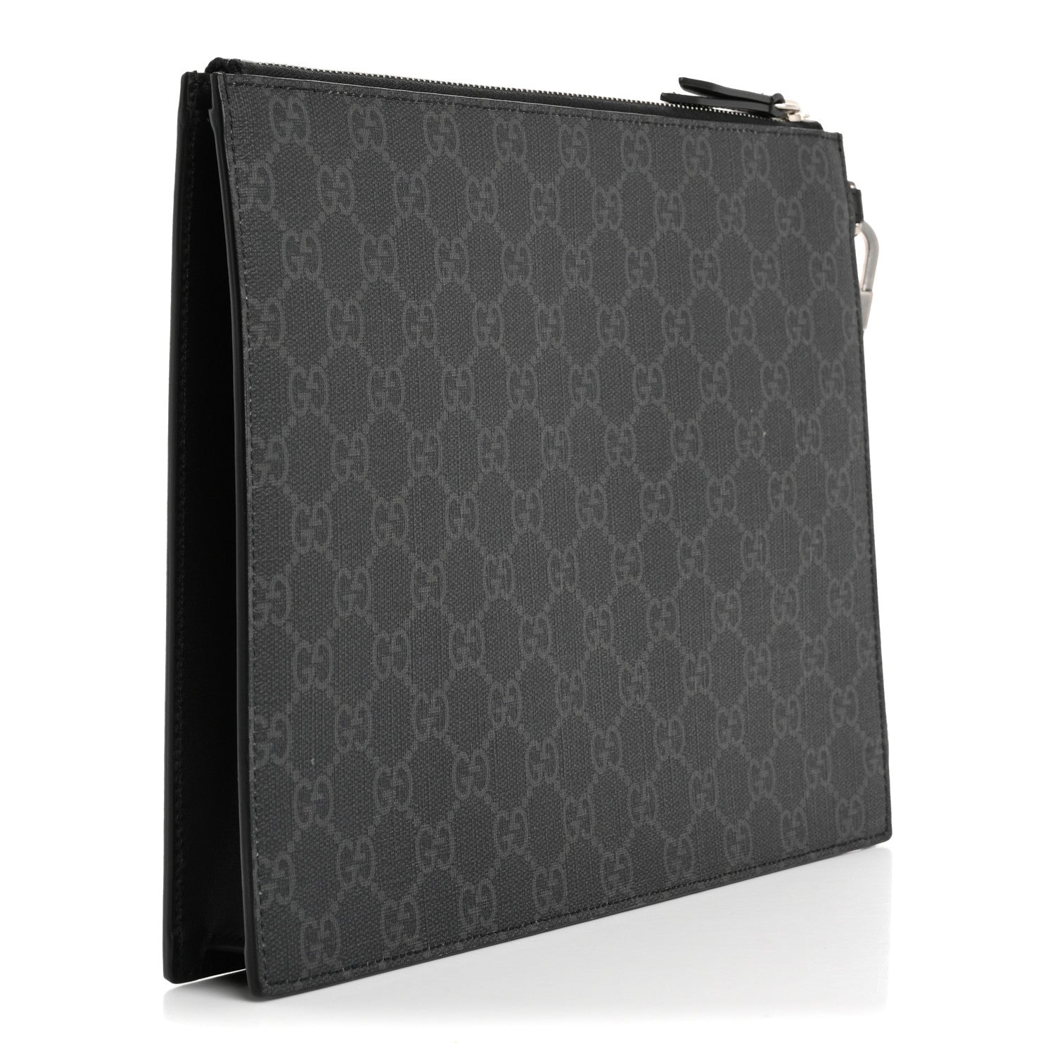 GG Supreme Monogram Rainbow Eagle Documents Holder Black Grey Multicolor