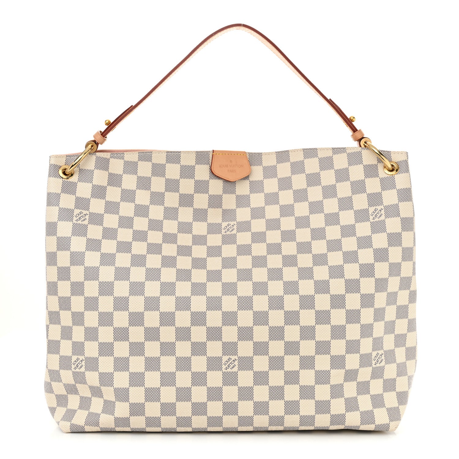 Damier Azur Graceful MM Rose Ballerine