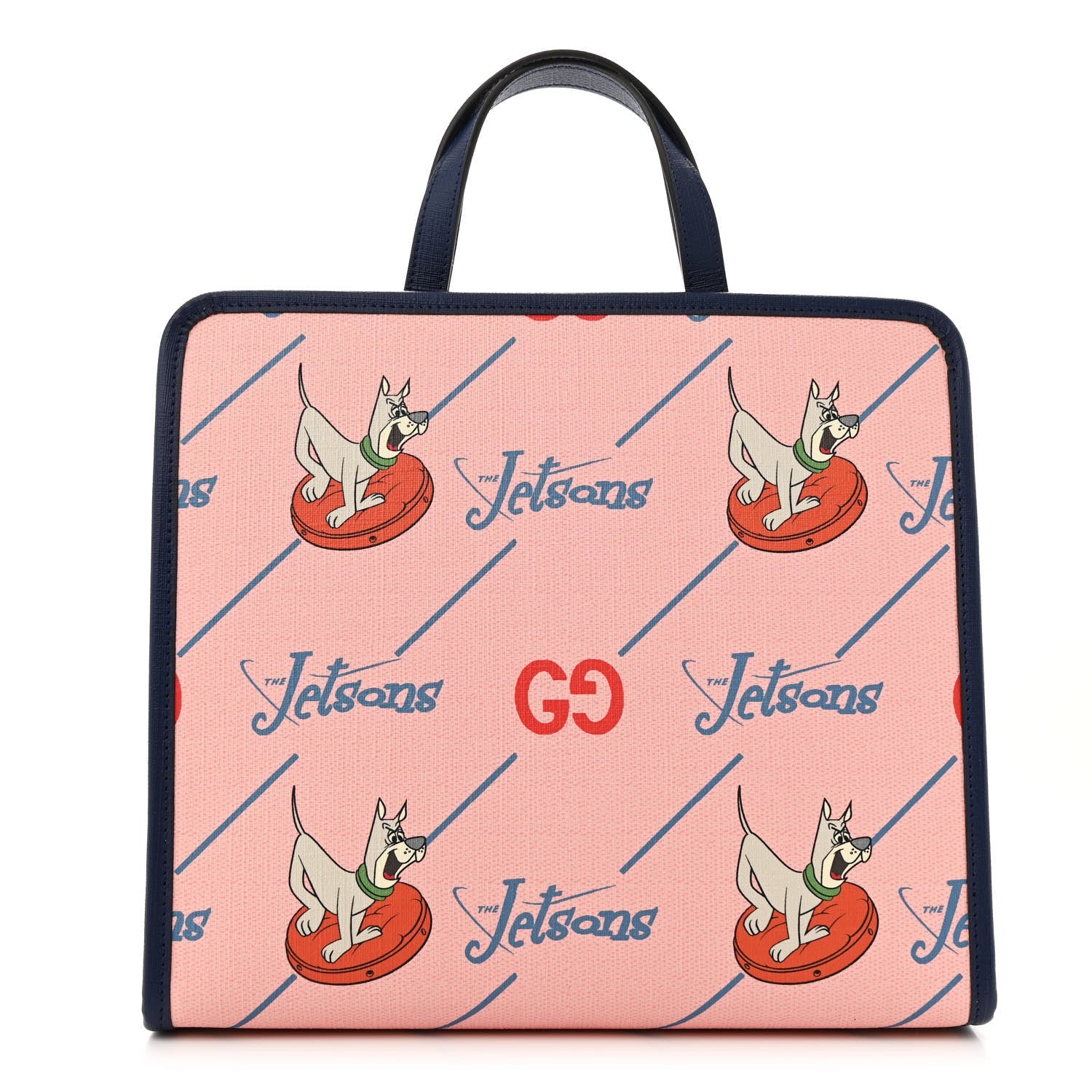 Coated Canvas Interlocking G The Jetsons Childrens Tote Pink Multicolor