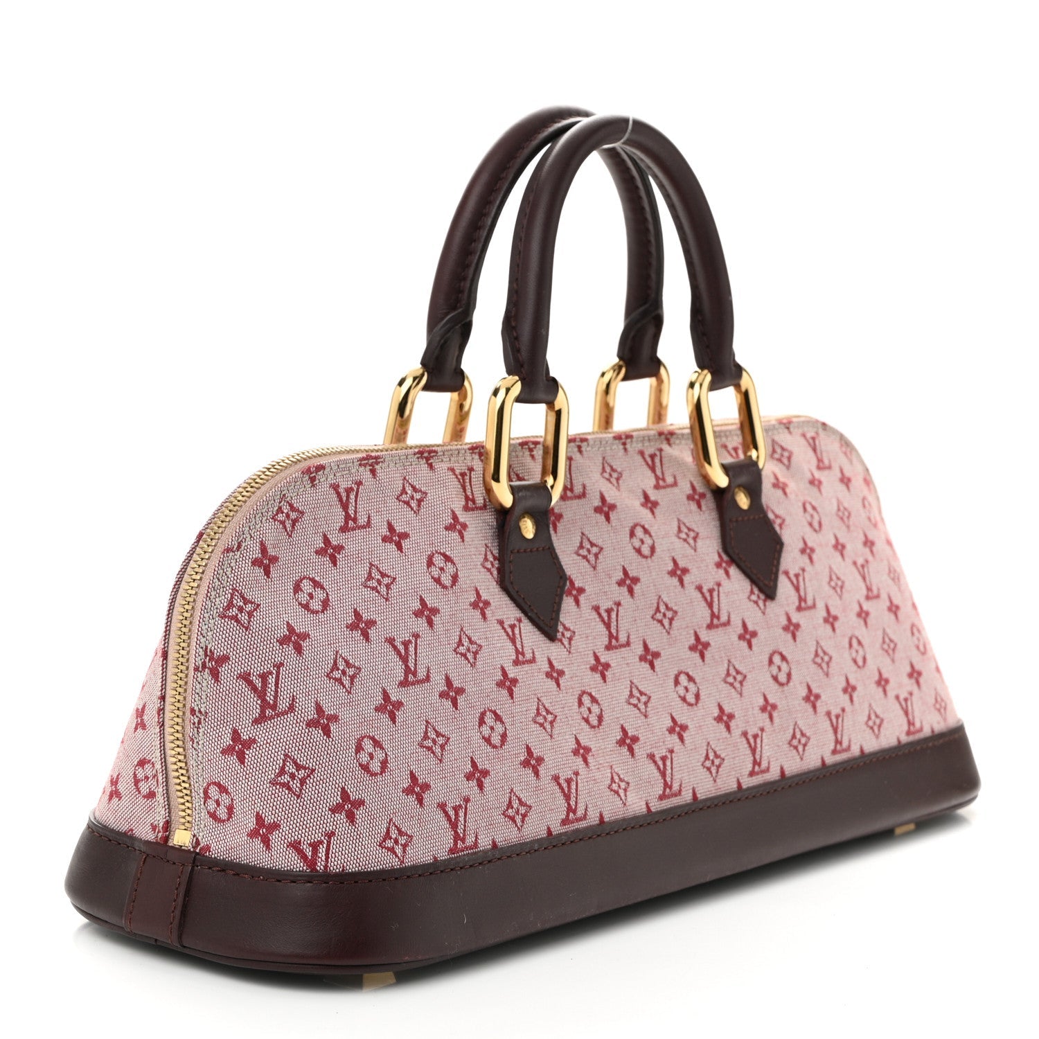 Mini Monogram Alma Long Cherry