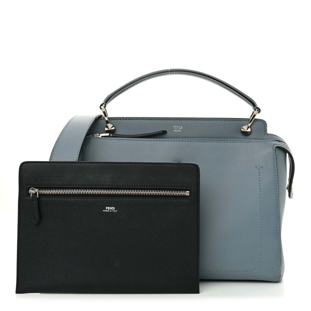 Vitello Baltico Dolce DotCom Satchel Blue