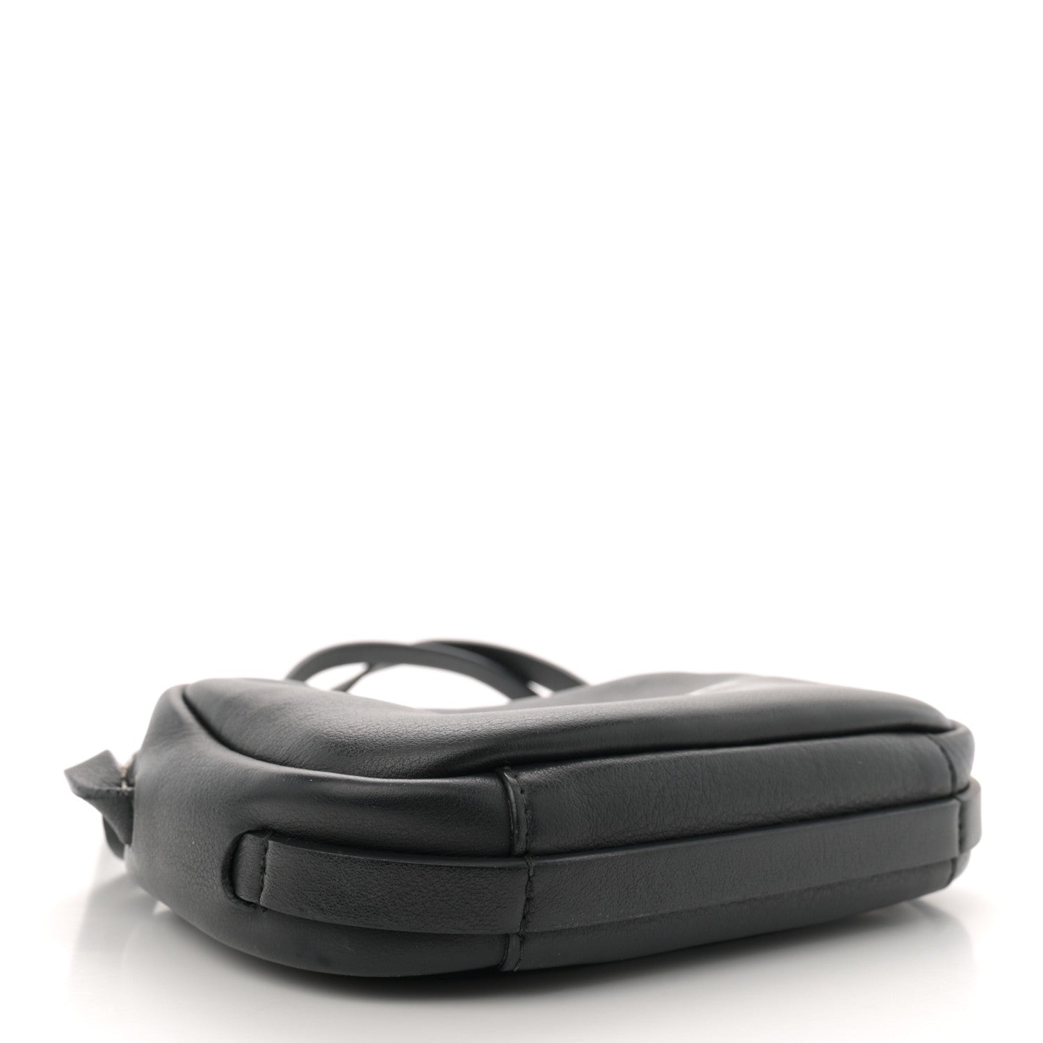 Calfskin Logo XS Everyday Camera Bag Black