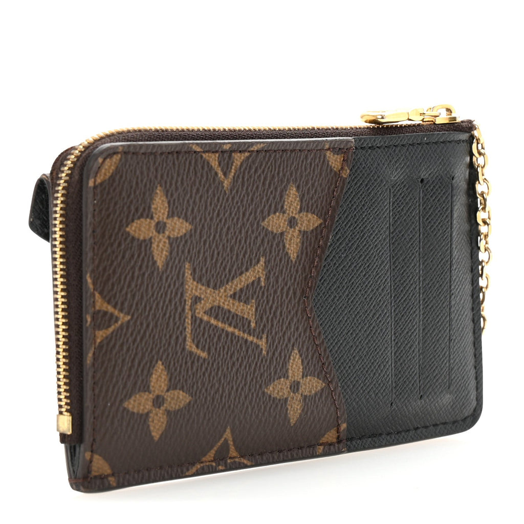 Monogram Recto Verso  Holder Black