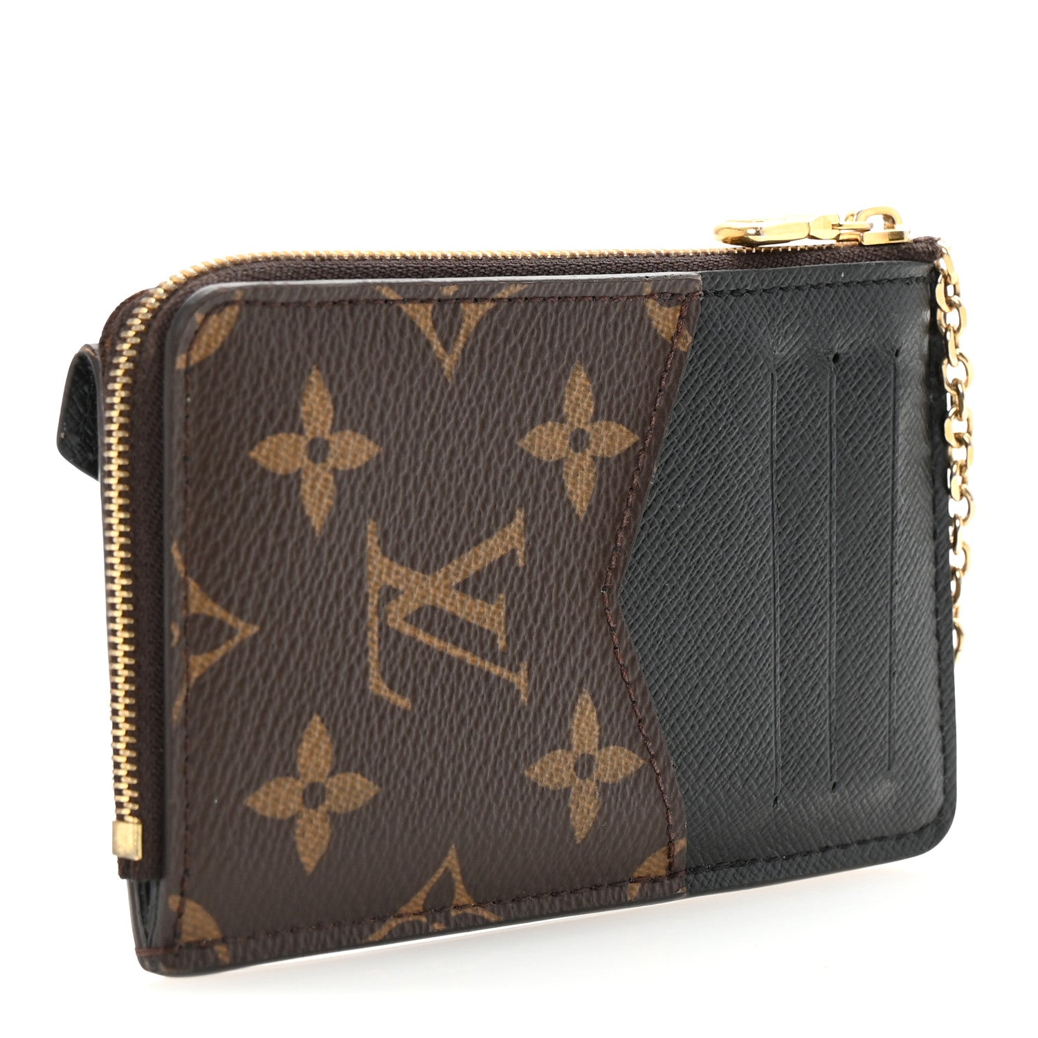 Monogram Recto Verso  Holder Black