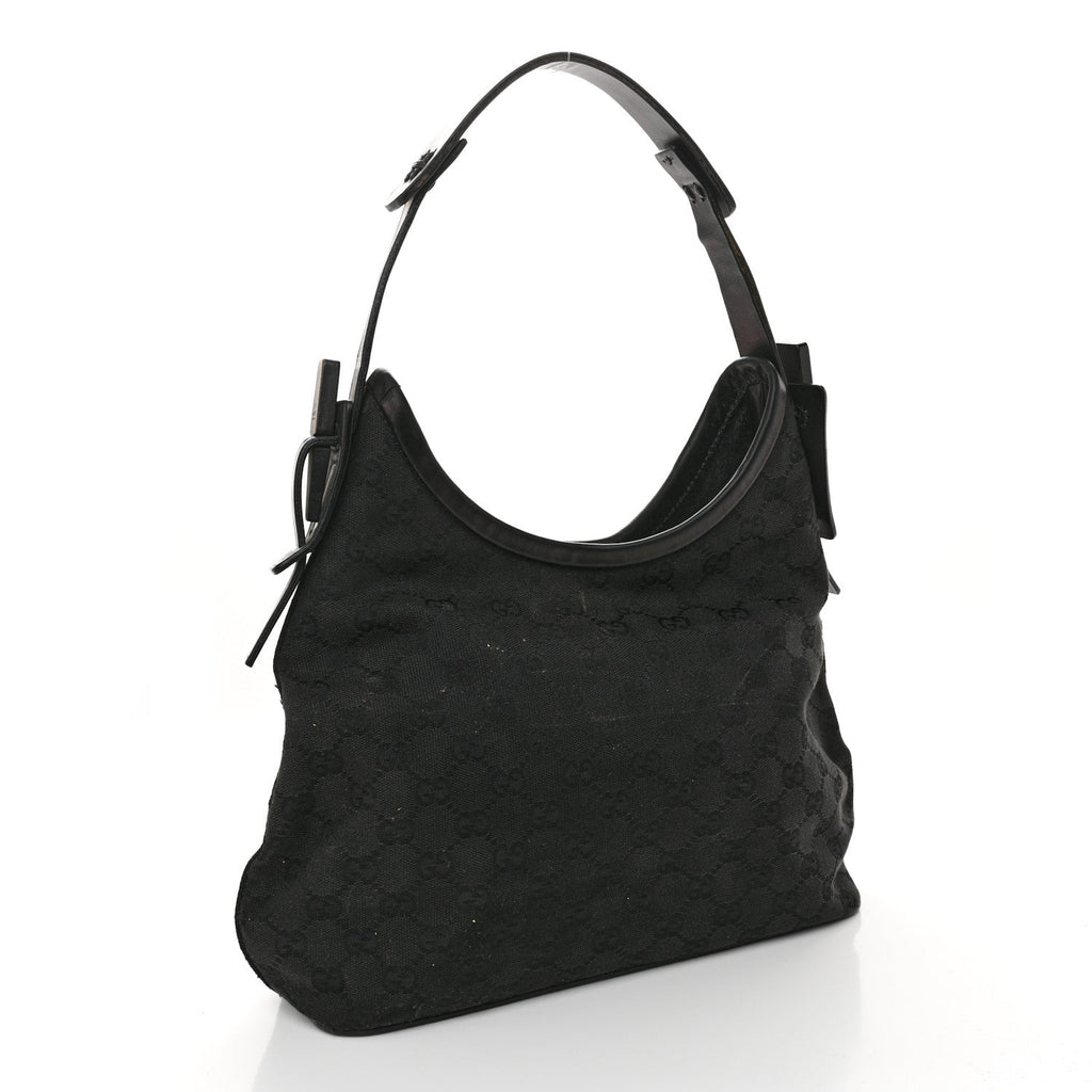 Monogram Small Hobo Black