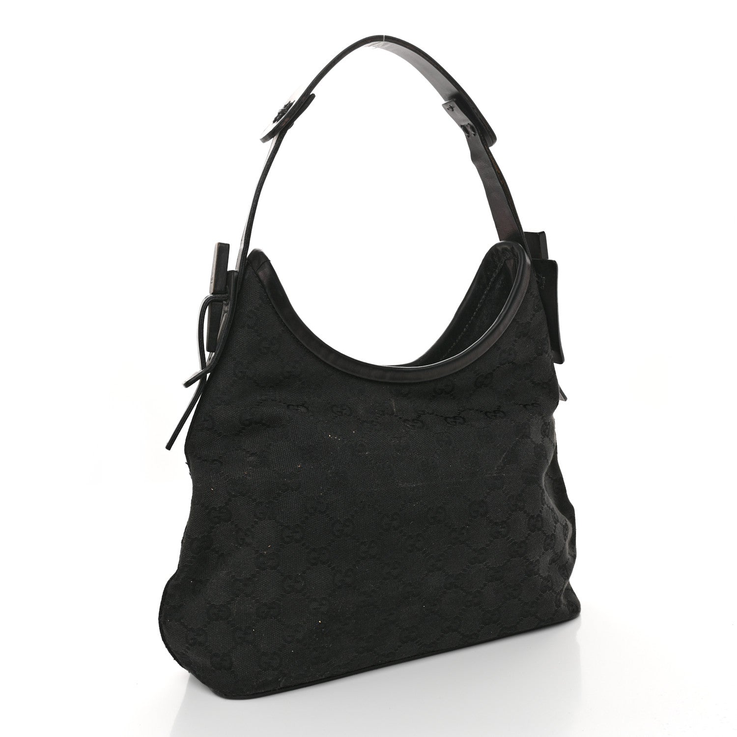 Monogram Small Hobo Black