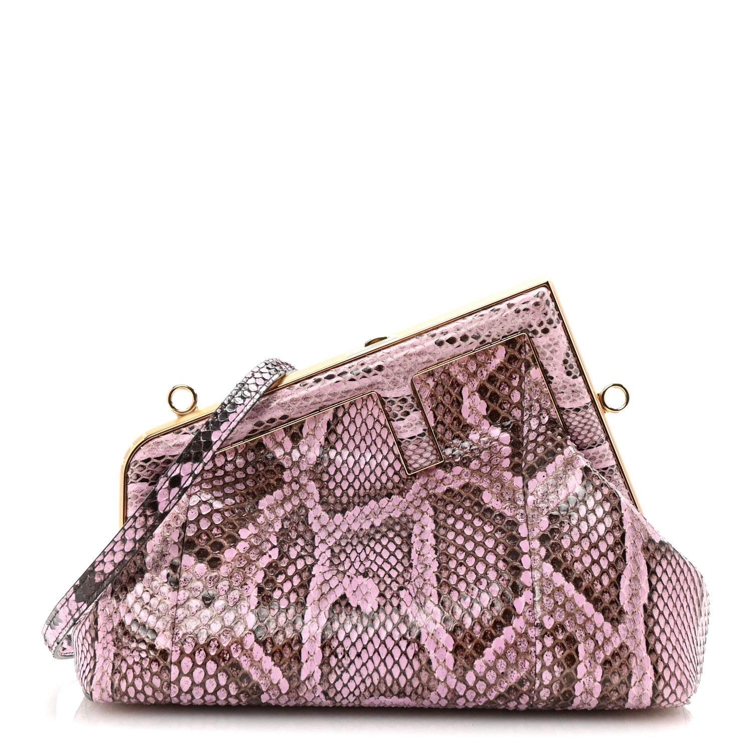 Snakeskin Small Fendi First Violetta