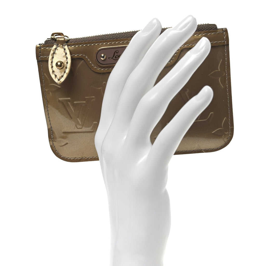 Vernis Key Pouch Beige Poudre