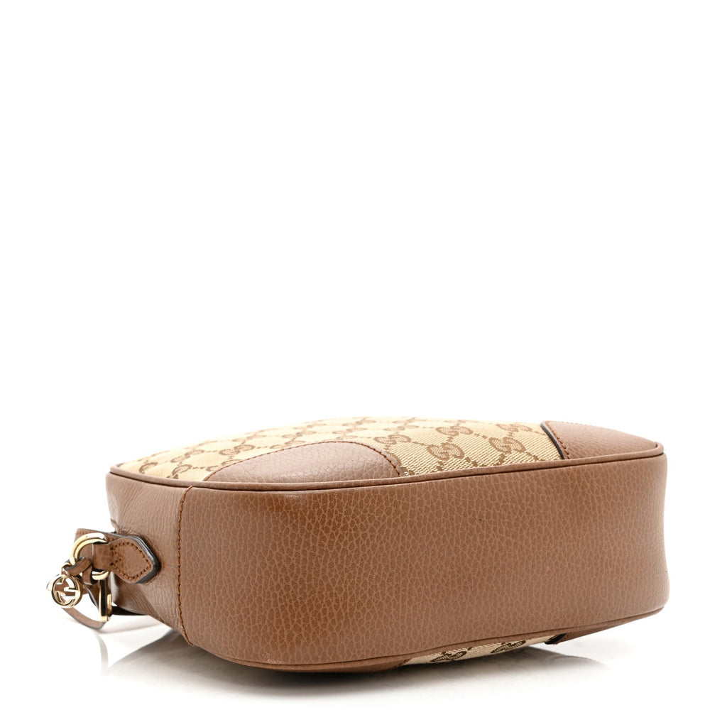 Monogram Mini Bree Messenger Bag Beige Tabacco