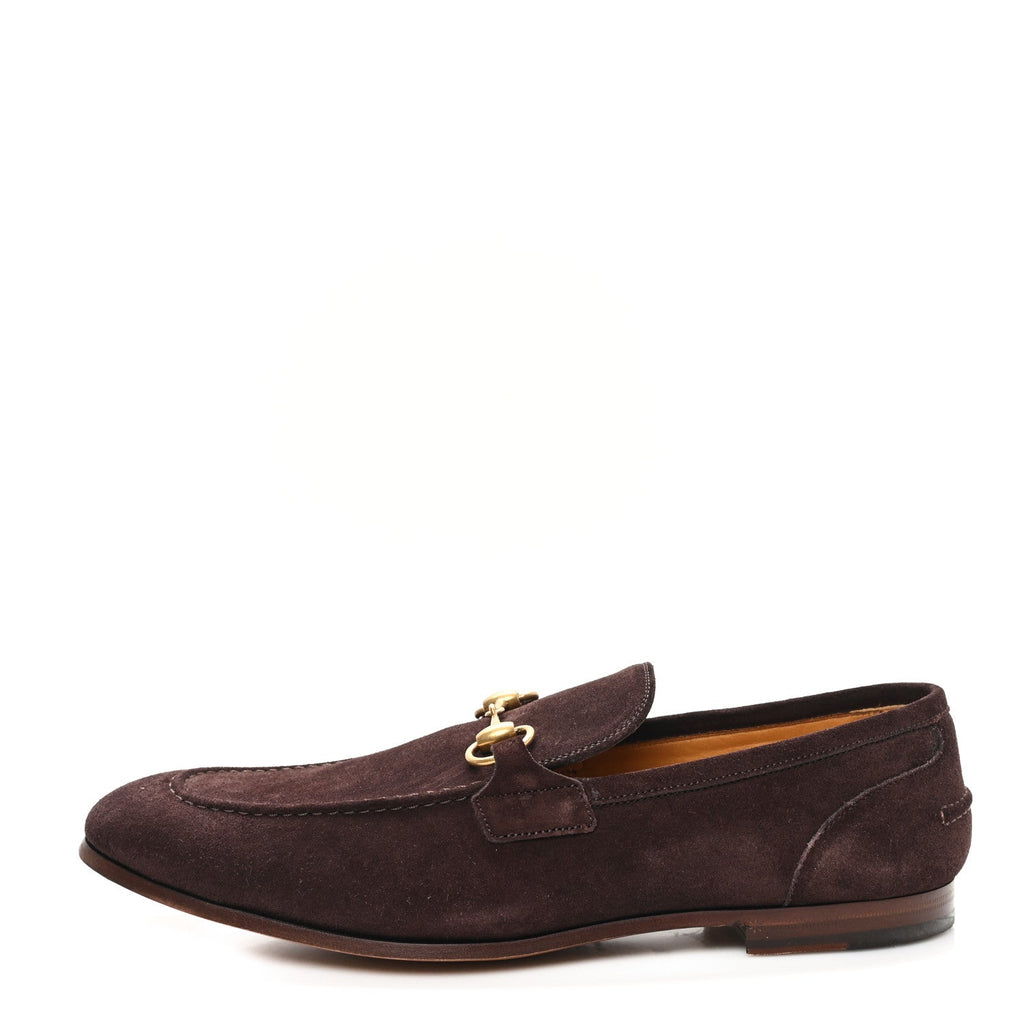 Suede Horsebit Mens Jordaan Loafers 8.5 Brown