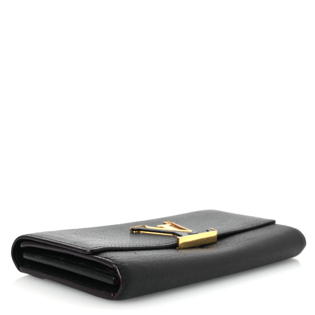 Taurillon Capucines Wallet Black