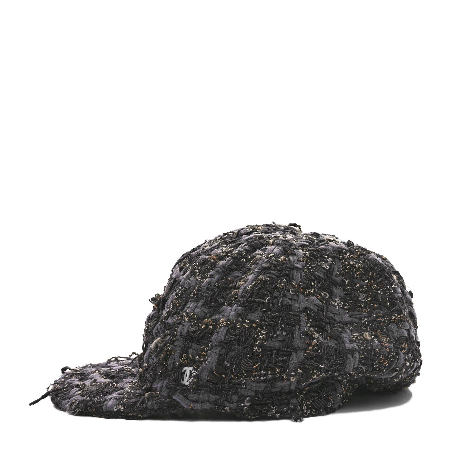 Cotton Tweed CC Beret M Black Multicolor