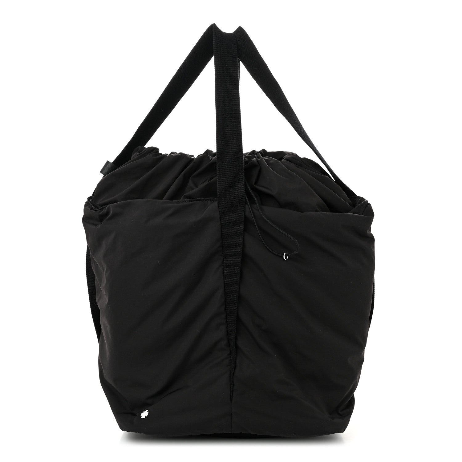 Nylon Drew Tote Black