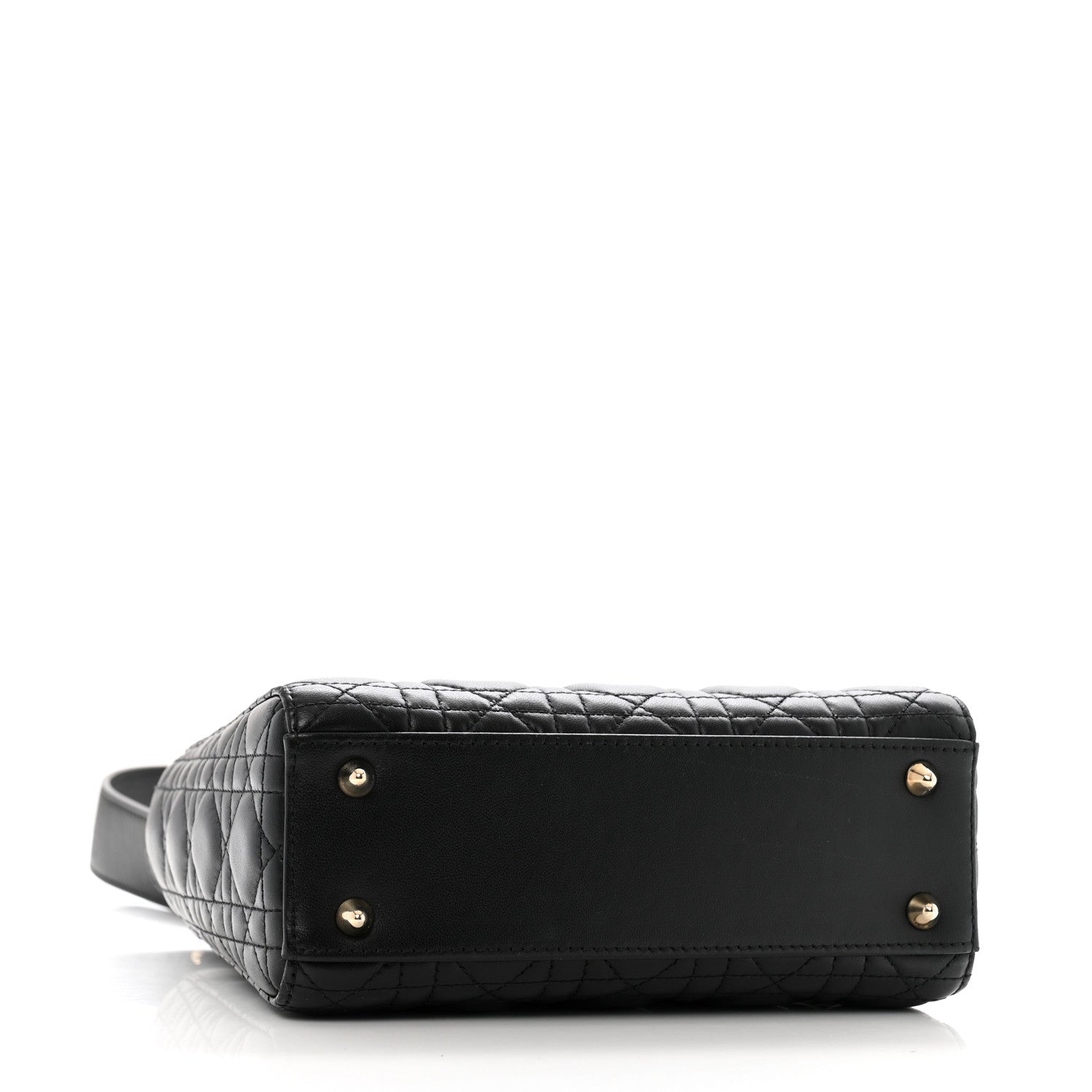 Lambskin Cannage Small My ABCDior Lady Dior Black