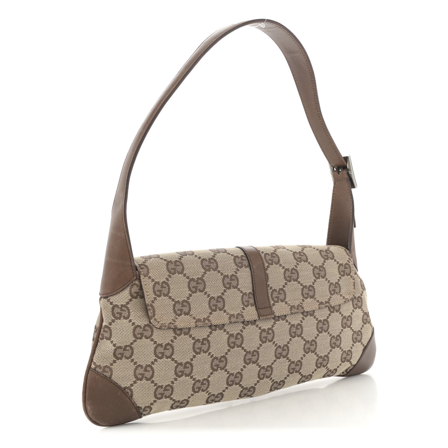 Monogram Jackie O Flap Bag Brown