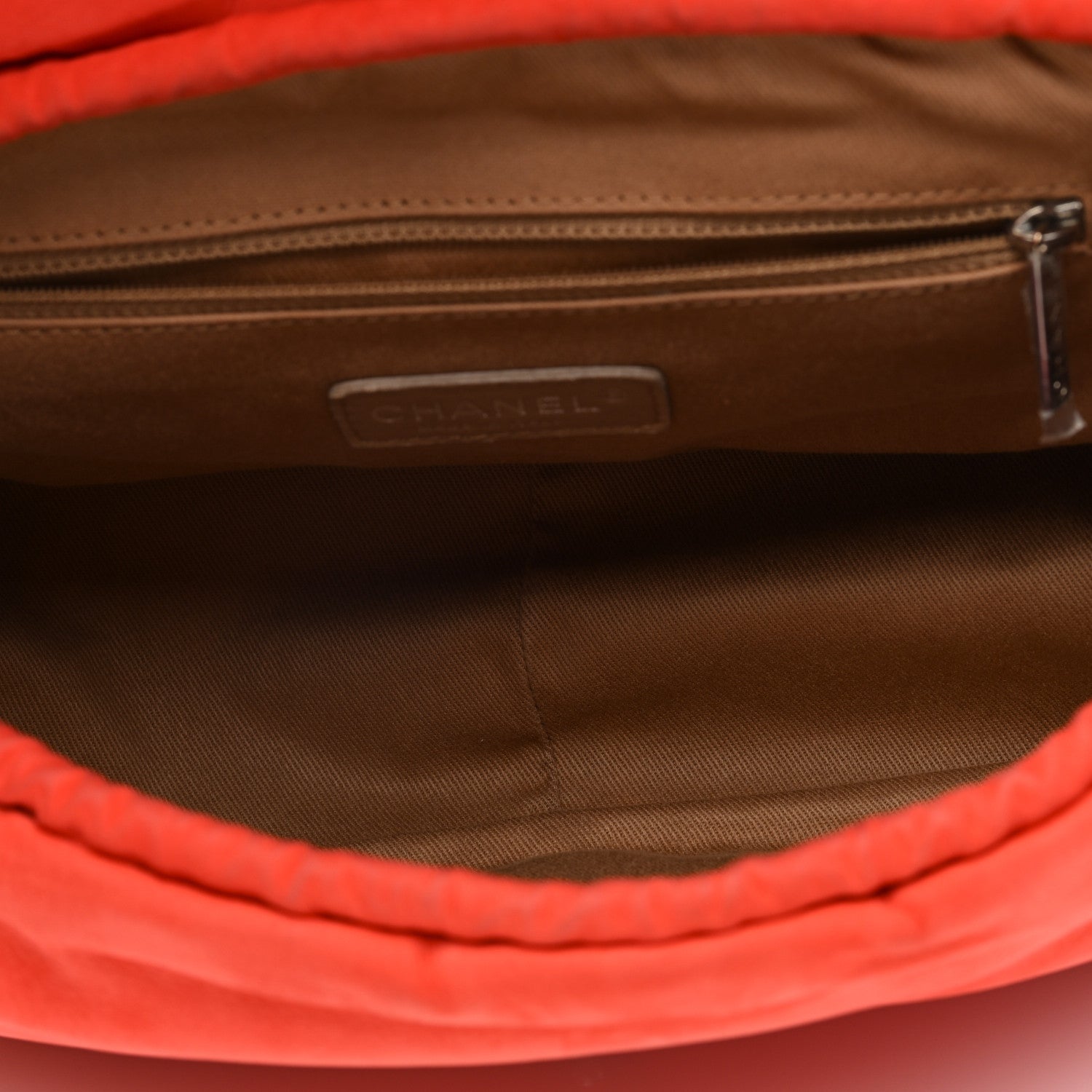 Nubuck Perforated Fringe Flap Orange