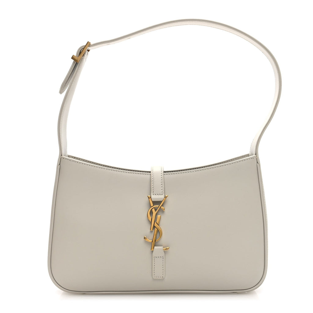 Smooth Calfskin Le 5 A 7 Hobo Blanc Vintage