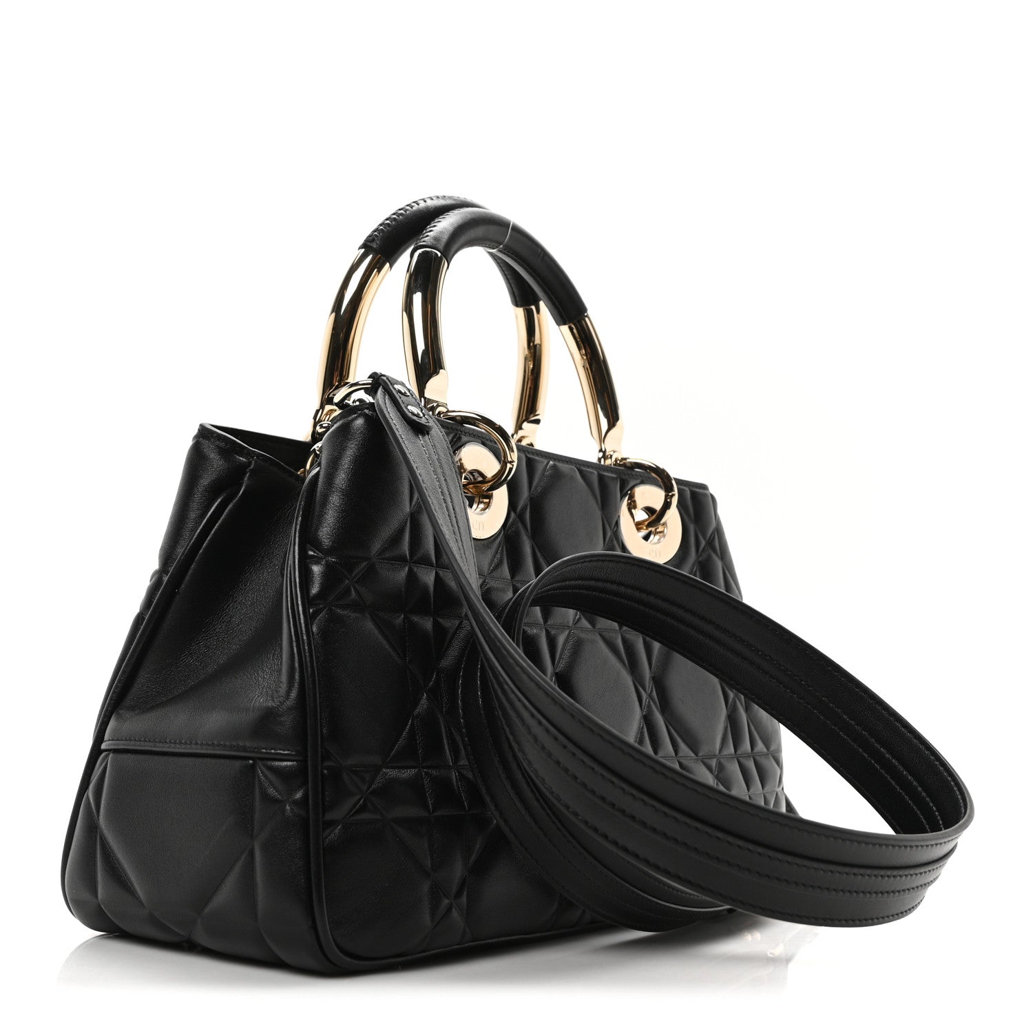 Calfskin Cannage Medium The Lady 95.22 Black