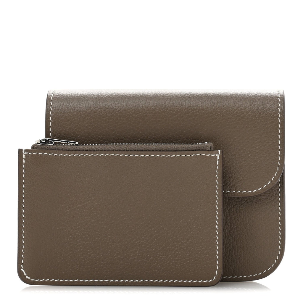 Evercolor Constance Slim Wallet Etoupe