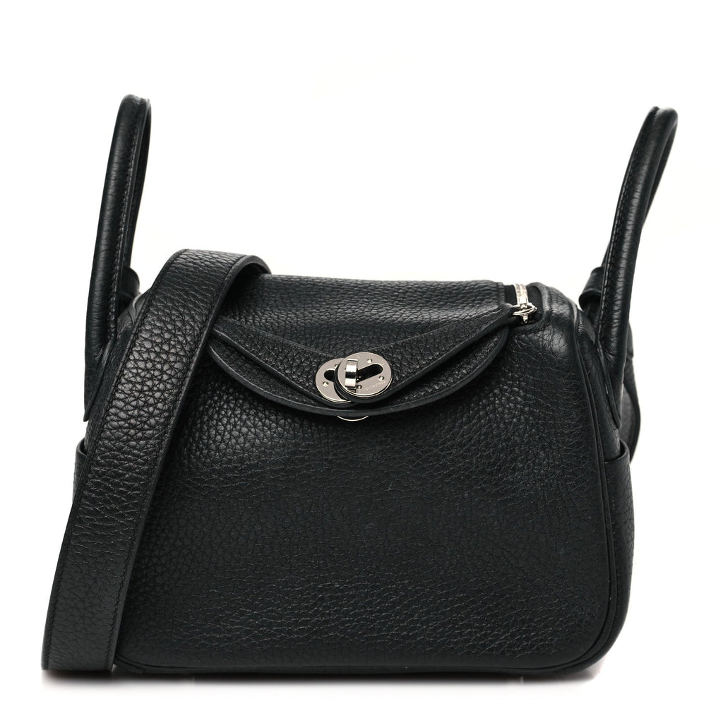 Taurillon Clemence Mini Lindy 20 Black