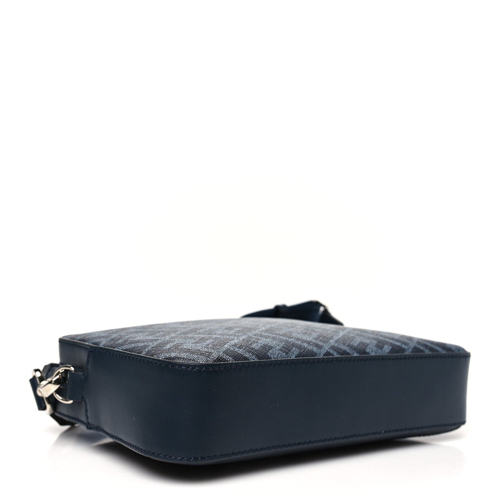 Glazed Fabric Vitello Liberty FF 1974 Diagonal Camera Case Navy