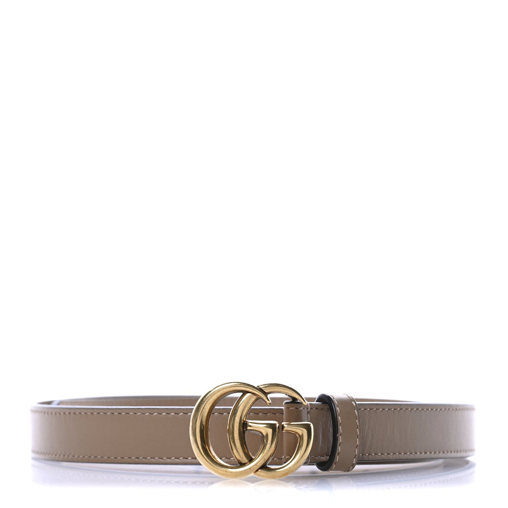Moon Calfskin Double G 20mm Belt 75 30 Natural Tan