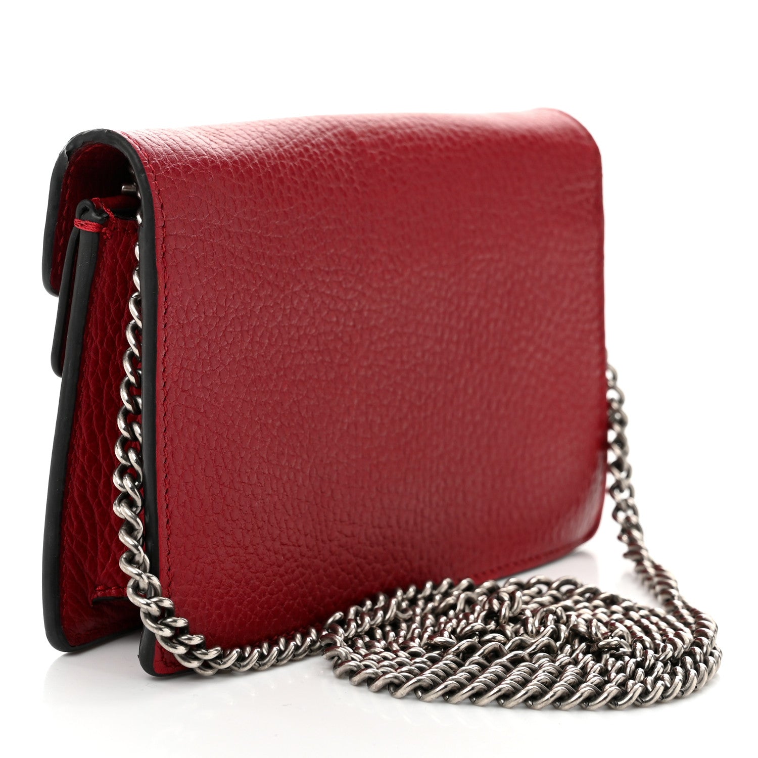 Calfskin Super Mini Dionysus Shoulder Bag Hibiscus Red