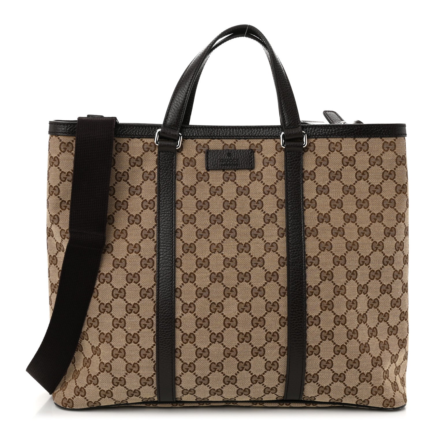 GG Monogram Large Joy Tote Bag Dark Brown