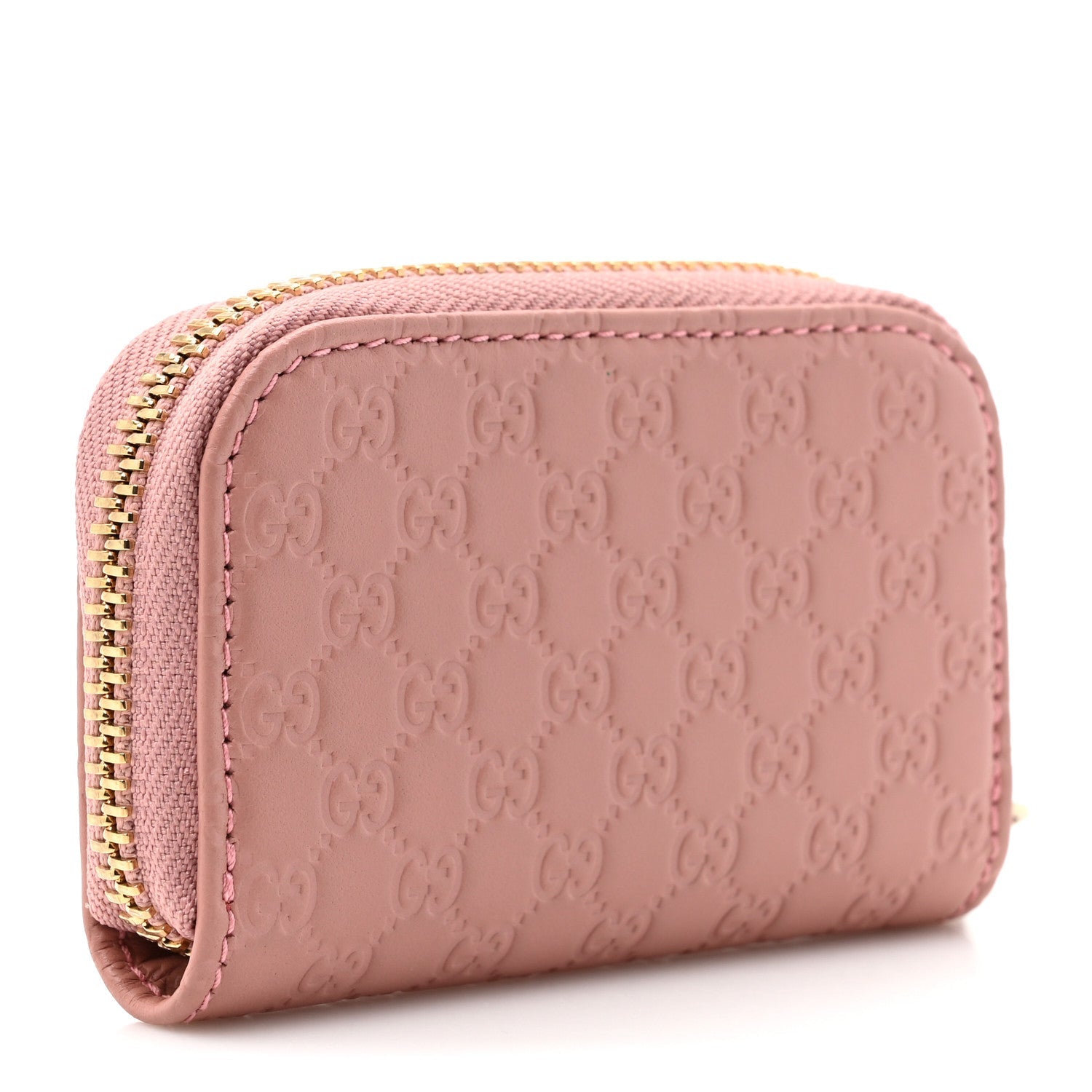 Microguccissima Zip Around  Case Soft Pink