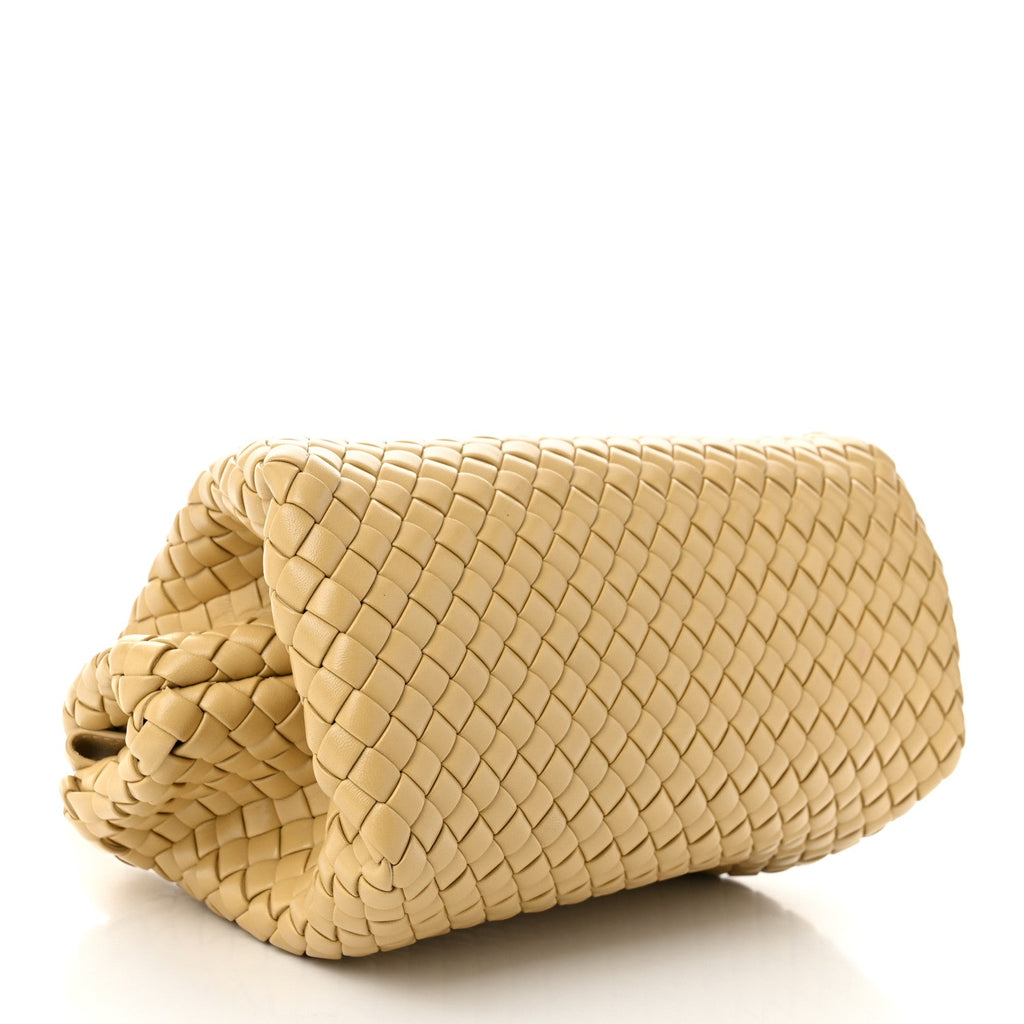 Nappa Intrecciato Padded Small The Top Handle Tote Bag Porridge