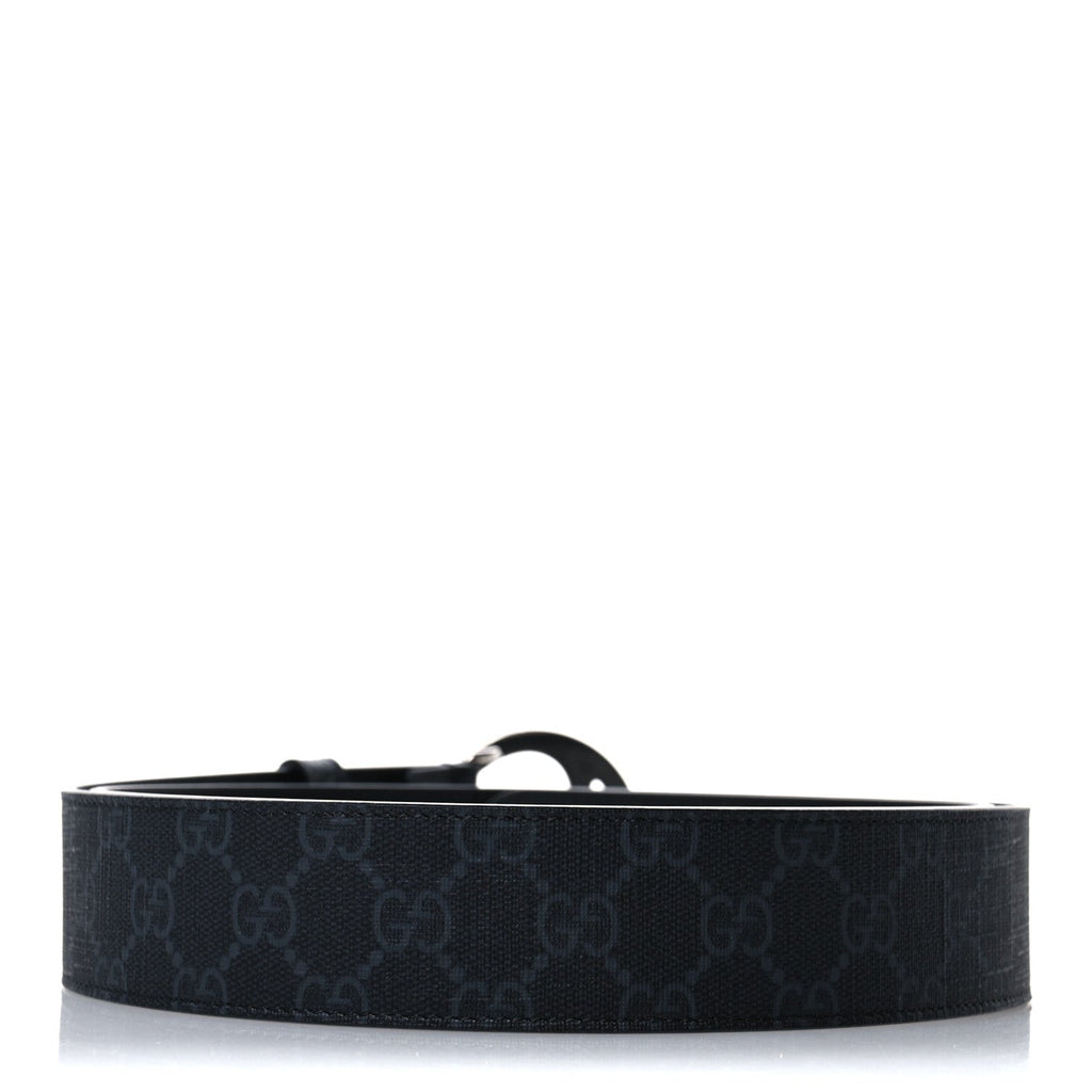 GG Supreme Monogram Ciny Lux Calfskin Blondie 40mm Belt 110 44 Black
