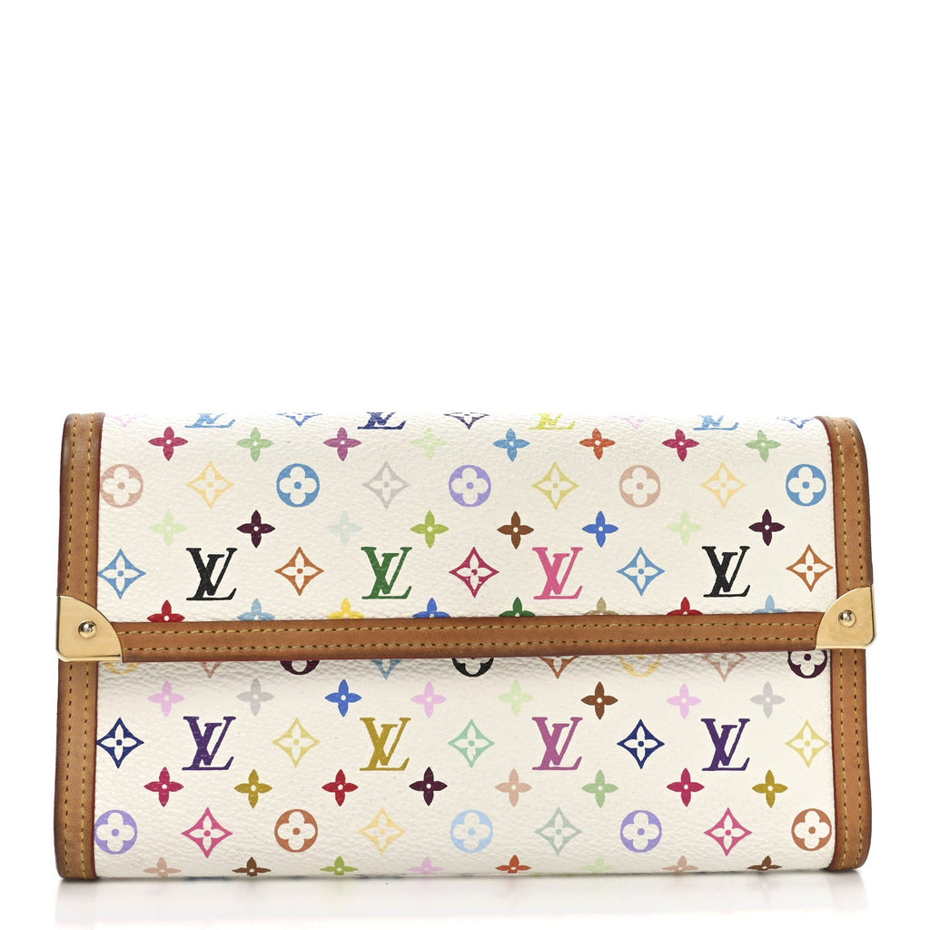 Monogram Multicolor Porte Tresor International Wallet White