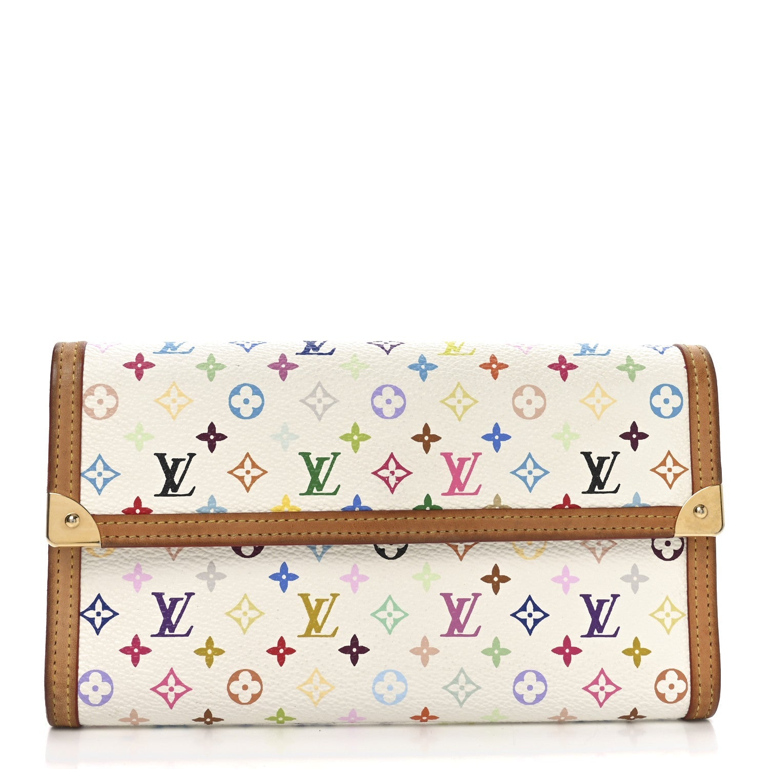 Monogram Multicolor Porte Tresor International Wallet White