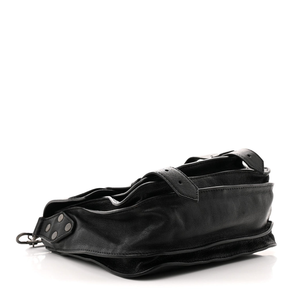 Lambskin PS1 Pouch Messenger Black