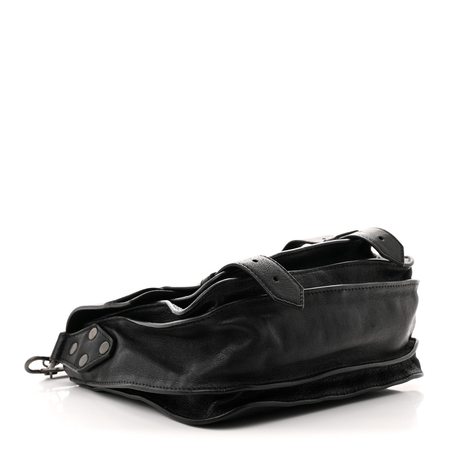 Lambskin PS1 Pouch Messenger Black
