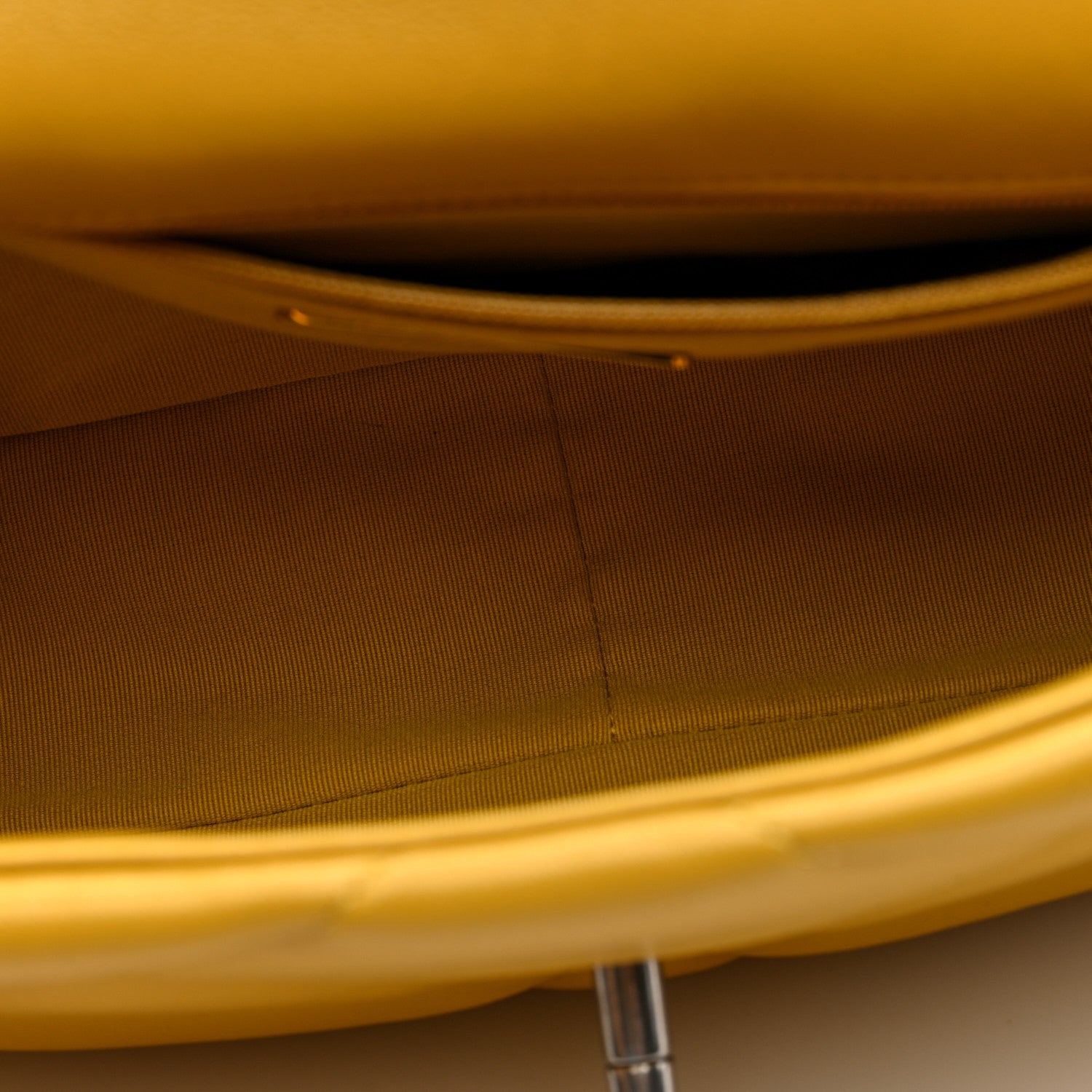 Lambskin Quilted Medium Chanel 19 Flap Yellow