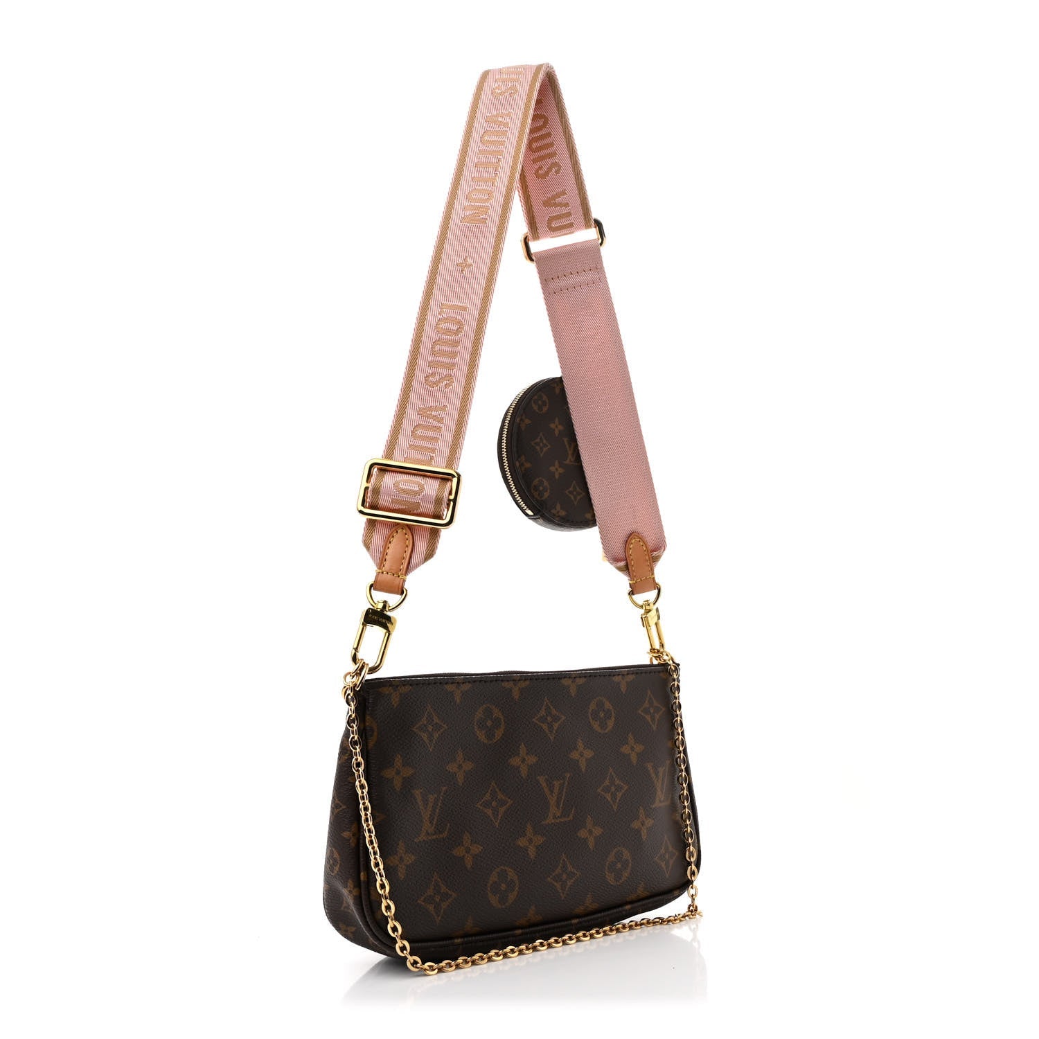 Monogram Multi Pochette Accessories Rose Clair